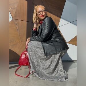 Jacqueline Ferrar Black Leather Jacket